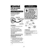 Preview for 29 page of Kenmore 911.95975 Owner'S Manual