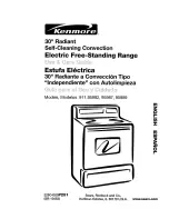 Kenmore 911.95982 Use & Care Manual предпросмотр