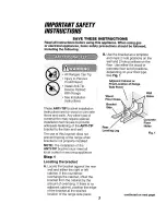 Предварительный просмотр 3 страницы Kenmore 911.95982 Use & Care Manual