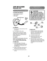 Предварительный просмотр 33 страницы Kenmore 911.95982 Use & Care Manual