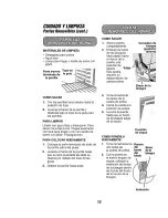 Предварительный просмотр 75 страницы Kenmore 911.95982 Use & Care Manual