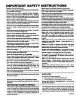 Preview for 4 page of Kenmore 93121 Use Use, Care, Safety Manual