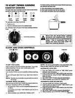 Preview for 6 page of Kenmore 93121 Use Use, Care, Safety Manual