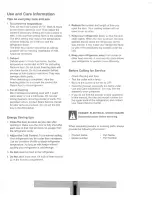 Preview for 2 page of Kenmore 94609 Manual