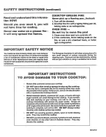 Предварительный просмотр 5 страницы Kenmore 95629 Use And Care And Safety Manual