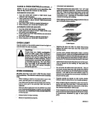 Preview for 9 page of Kenmore 9563591 Use, Care, Safety Manual