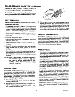 Preview for 22 page of Kenmore 95955 Use And Care Safety Manual