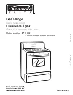 Предварительный просмотр 1 страницы Kenmore 970-3394 series Use & Care Manual