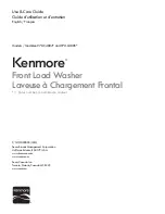 Preview for 1 page of Kenmore 970.C4804 Series Use & Care Manual