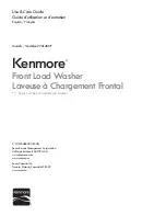 Preview for 1 page of Kenmore 970L4814 Series Use & Care Manual