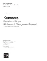 Kenmore 970L8802 Series Use & Care Manual preview