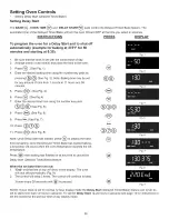 Preview for 20 page of Kenmore 9742 - 30 in. Electric Range Use And Care Manual