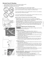 Preview for 37 page of Kenmore 9742 - 30 in. Electric Range Use And Care Manual