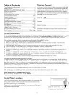 Preview for 2 page of Kenmore 9745 - 30 in. Electric Range Use And Care Manual