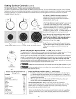 Предварительный просмотр 10 страницы Kenmore 9745 - 30 in. Electric Range Use And Care Manual