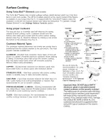 Preview for 11 page of Kenmore 9745 - 30 in. Electric Range Use And Care Manual