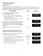 Предварительный просмотр 17 страницы Kenmore 9745 - 30 in. Electric Range Use And Care Manual