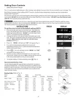 Предварительный просмотр 21 страницы Kenmore 9745 - 30 in. Electric Range Use And Care Manual