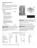 Предварительный просмотр 23 страницы Kenmore 9746 - 30 in. Electric Range Use And Care Manual