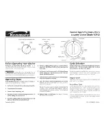 Предварительный просмотр 3 страницы Kenmore 9781 - 27 in. Laundry Center Operating Instructions Manual