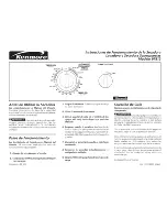 Предварительный просмотр 5 страницы Kenmore 9781 - 27 in. Laundry Center Operating Instructions Manual