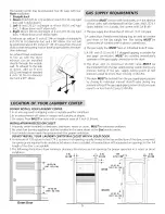 Предварительный просмотр 5 страницы Kenmore 9791 - 27 in. Laundry Center Installation Instructions Manual