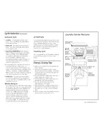 Предварительный просмотр 2 страницы Kenmore 9796 - 27 in. Laundry Center Operating Instructions Manual