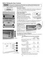 Предварительный просмотр 13 страницы Kenmore 9802 - Elite 30 in. Electric Range Use & Care Manual