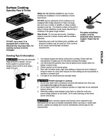 Предварительный просмотр 7 страницы Kenmore 9961 - Elite 40 in. Electric Use And Care Manual