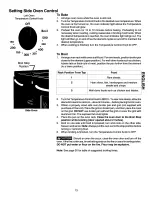 Предварительный просмотр 13 страницы Kenmore 9961 - Elite 40 in. Electric Use And Care Manual