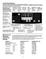 Предварительный просмотр 14 страницы Kenmore 9961 - Elite 40 in. Electric Use And Care Manual