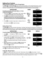 Предварительный просмотр 16 страницы Kenmore 9961 - Elite 40 in. Electric Use And Care Manual