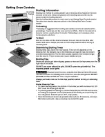 Предварительный просмотр 29 страницы Kenmore 9961 - Elite 40 in. Electric Use And Care Manual