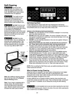 Предварительный просмотр 33 страницы Kenmore 9961 - Elite 40 in. Electric Use And Care Manual