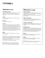 Preview for 27 page of Kenmore 99721 Use And Care Manual