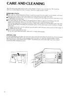 Preview for 28 page of Kenmore 99721 Use And Care Manual