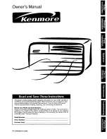 Kenmore Air Conditioner Owner'S Manual предпросмотр