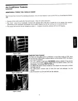 Предварительный просмотр 9 страницы Kenmore Air Conditioner Owner'S Manual