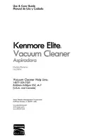 Kenmore Aspiradora 116.21814 Use And Care Manual preview