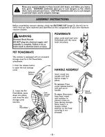 Preview for 8 page of Kenmore Aspiradora 116.21814 Use And Care Manual