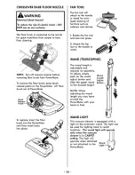 Preview for 14 page of Kenmore Aspiradora 116.21814 Use And Care Manual