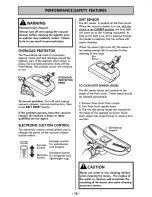 Preview for 16 page of Kenmore Aspiradora 116.21814 Use And Care Manual