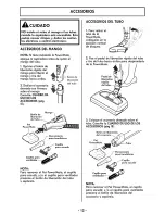 Preview for 40 page of Kenmore Aspiradora 116.21814 Use And Care Manual