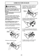 Preview for 48 page of Kenmore Aspiradora 116.21814 Use And Care Manual