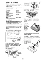 Preview for 50 page of Kenmore Aspiradora 116.21814 Use And Care Manual