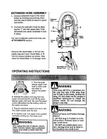 Предварительный просмотр 6 страницы Kenmore ASPIRADORA 116.34728 Owner'S Manual