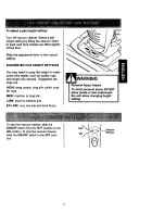 Предварительный просмотр 7 страницы Kenmore ASPIRADORA 116.34728 Owner'S Manual