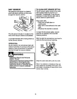 Предварительный просмотр 12 страницы Kenmore ASPIRADORA 116.34728 Owner'S Manual