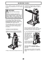 Preview for 19 page of Kenmore Aspiradora 125.31140610 Use And Care Manual