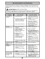 Preview for 45 page of Kenmore Aspiradora 125.31140610 Use And Care Manual